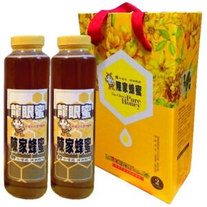 龍眼蜜 花開富貴 雙瓶伴手禮盒