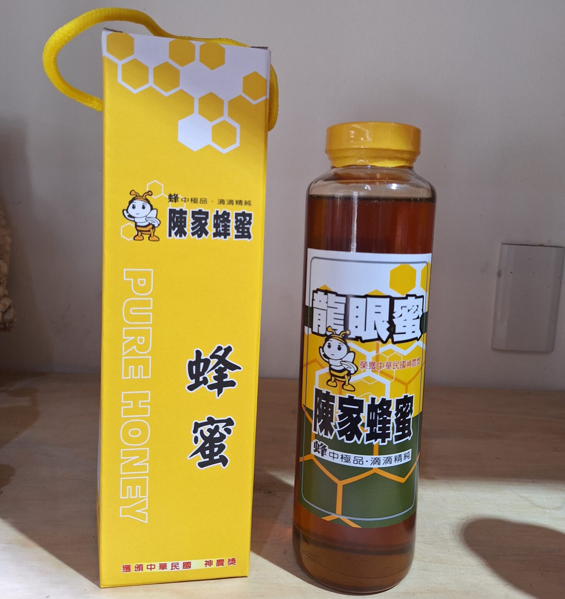 陳家蜂蜜 龍眼蜜玻璃瓶