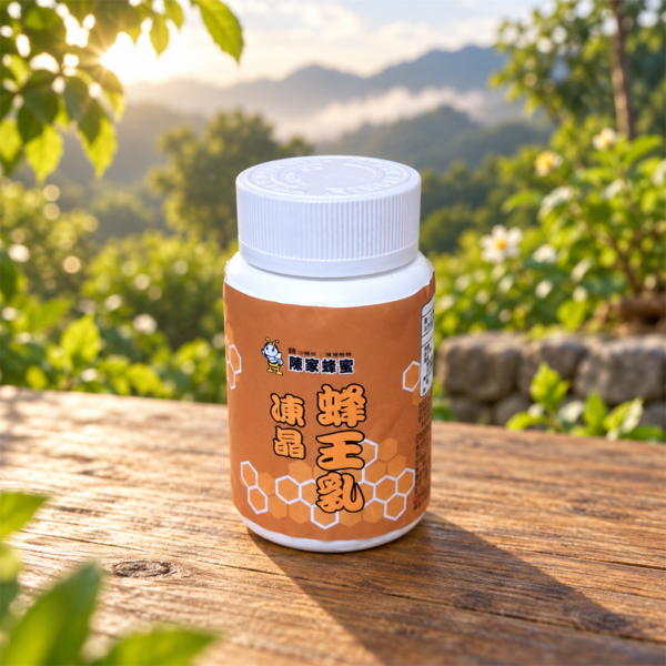蜂王乳凍晶膠囊單瓶自然情境圖